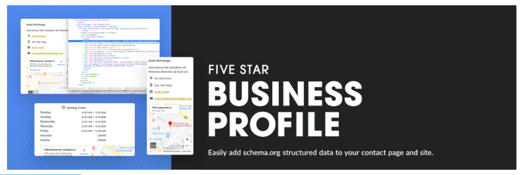 Five Star Business Profile and Schema